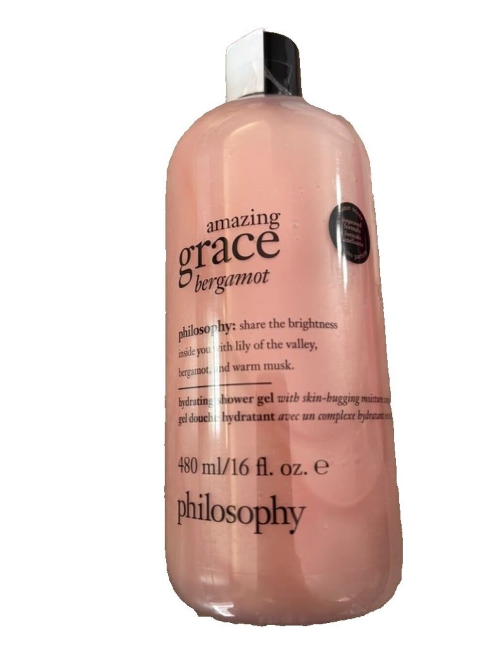Philosophy Amazing Grace Bergamot Hydrating Shower Gel 480ml New